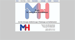 Desktop Screenshot of praxis-mhirschhaeuser.de